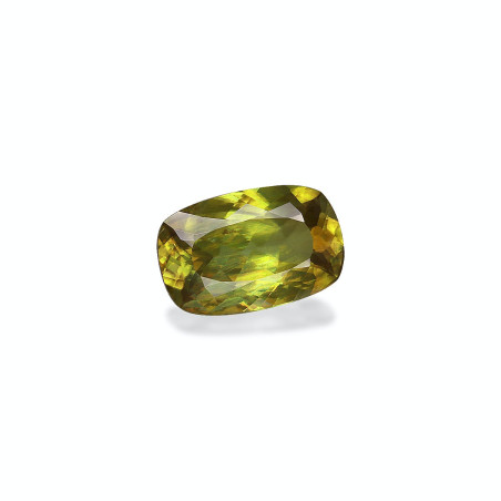 钛鈦矿 taille 靠垫 青柠绿 6.24 carats