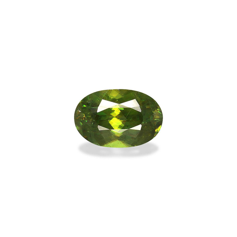 Sphene taille OVALE Vert 3.20 carats