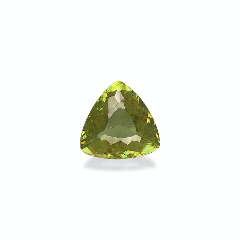Sphene taille Trilliant Lime Green 1.91 carats