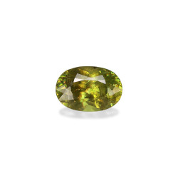 OVAL-cut Sphene Lime Green...