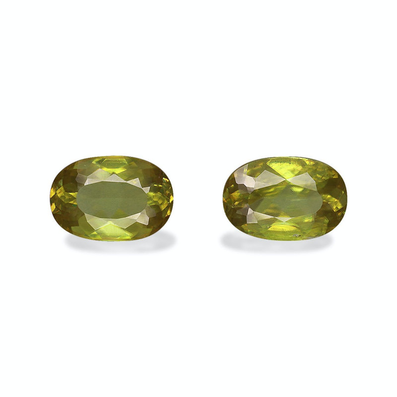 OVAL-cut Sphene Lime Green 3.10 carats