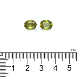 Ovale Limegroene Sphene 3,27 karaat