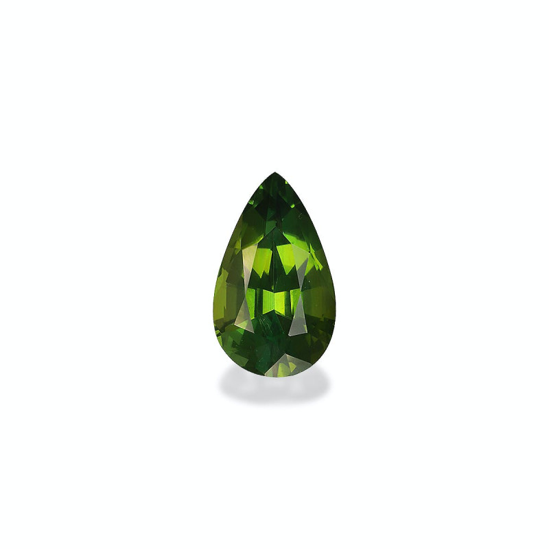 Pear-cut Green Tourmaline Green 3.16 carats