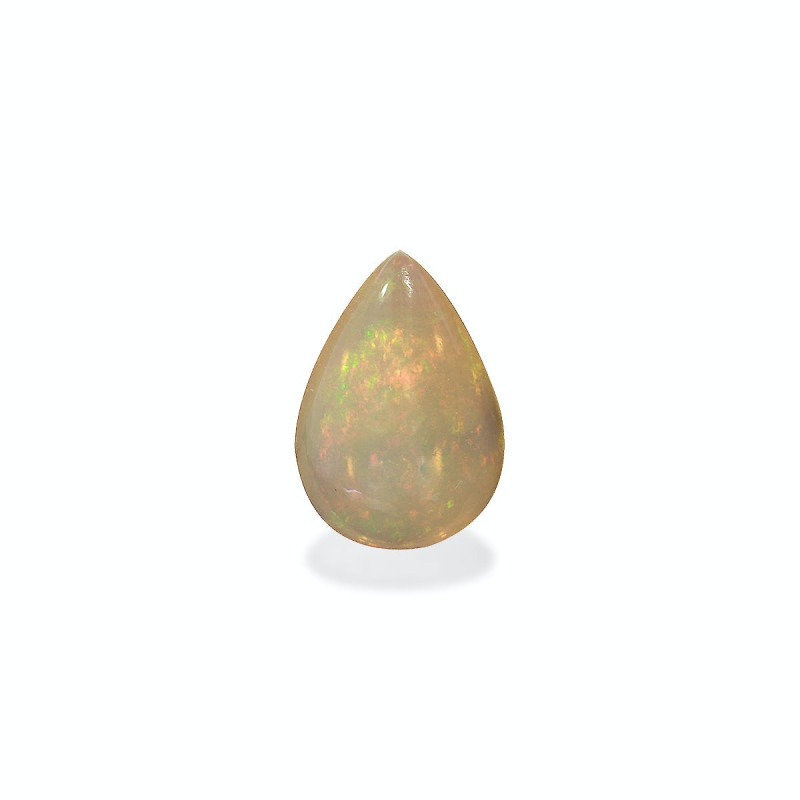 Pear-cut Ethiopian Opal White 2.41 carats
