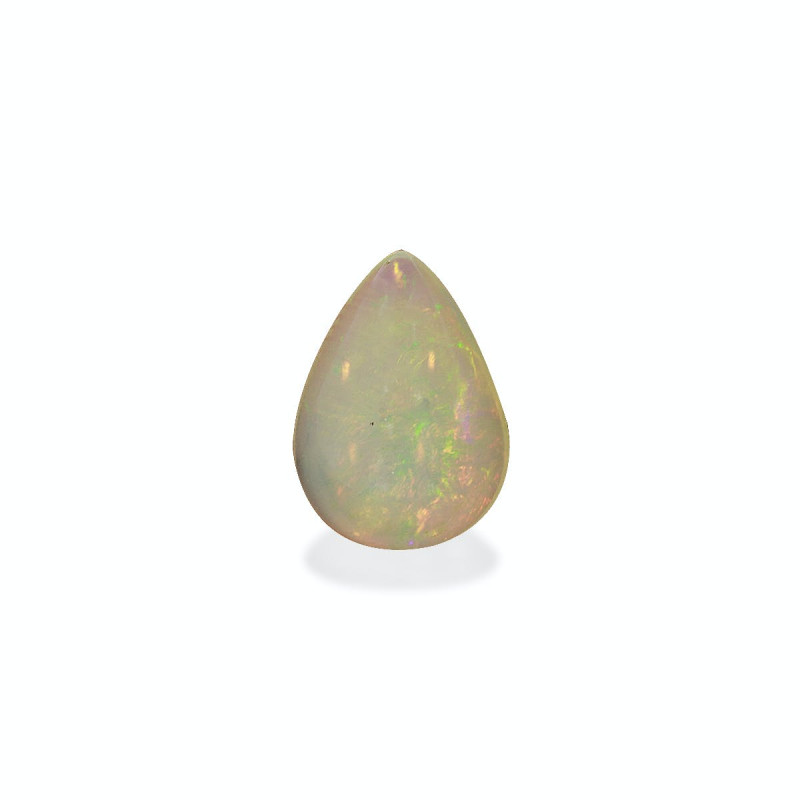 Pear-cut Ethiopian Opal White 3.12 carats