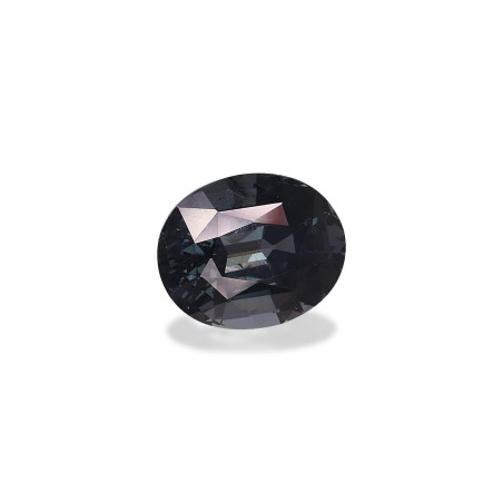 灰色尖晶石 taille 椭圆形 金属灰色 3.17 carats