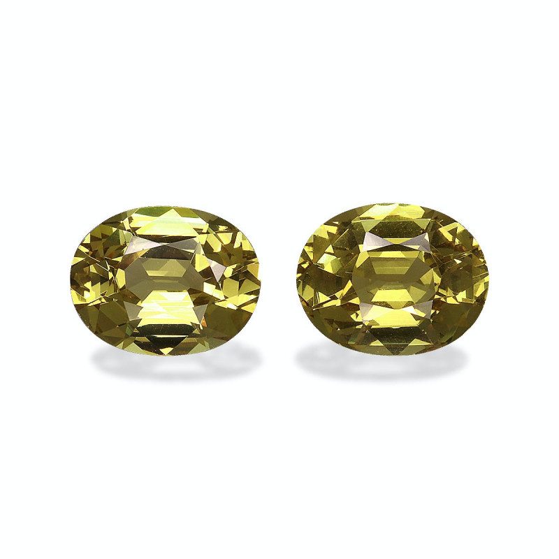 OVAL-cut Grossular Garnet Lime Green 4.96 carats