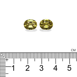 Granaat Grossular OVALE snit Lime Green 4.96 karaat