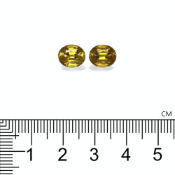 Granaat Grossular OVALE snit Goudgeel 4,34 karaat