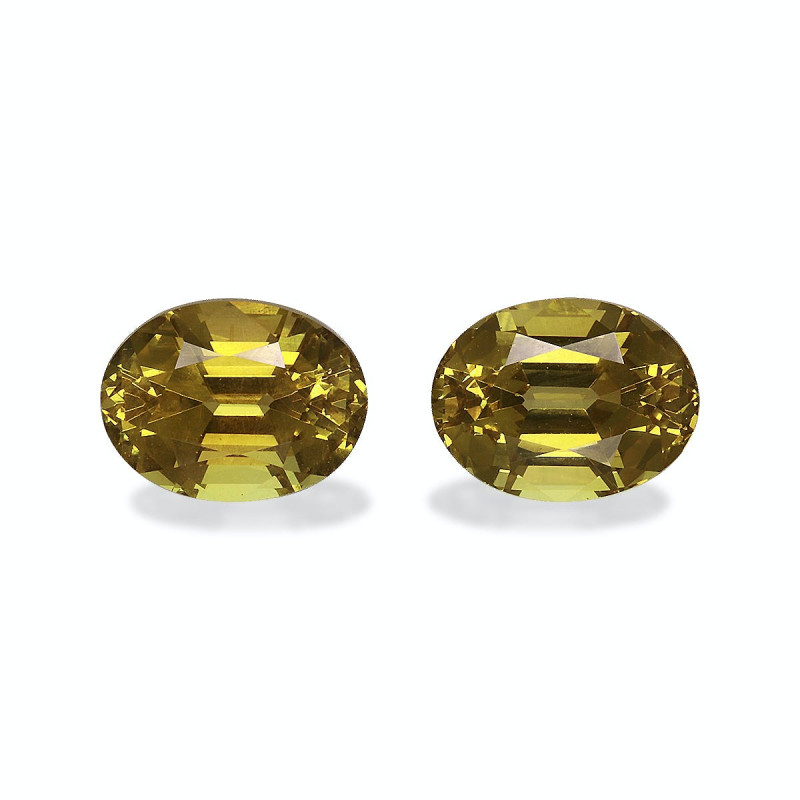Grenat Grossulaire taille OVALE Golden Yellow 3.86 carats