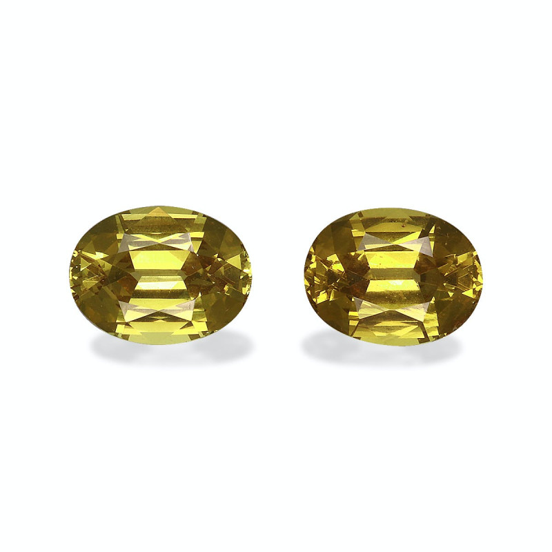 Grenat Grossulaire taille OVALE Golden Yellow 3.46 carats