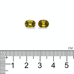 Granaat Grossular OVALE Lime Groen 3.53 karaat