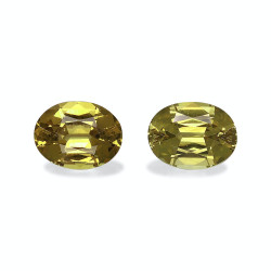 石榴石 taille 椭圆形 青柠绿 3.14 carats