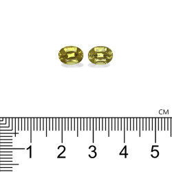 Granaat Grossular OVALE snit Lime Green 3,40 karaat