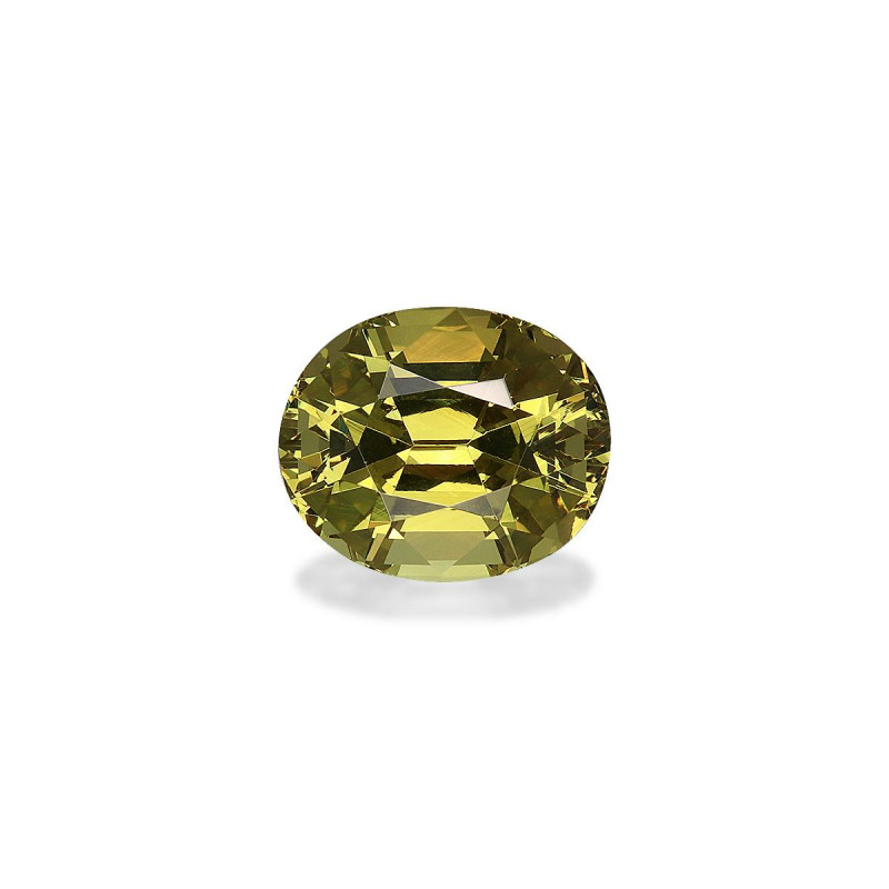 OVAL-cut Grossular Garnet Lime Green 4.75 carats