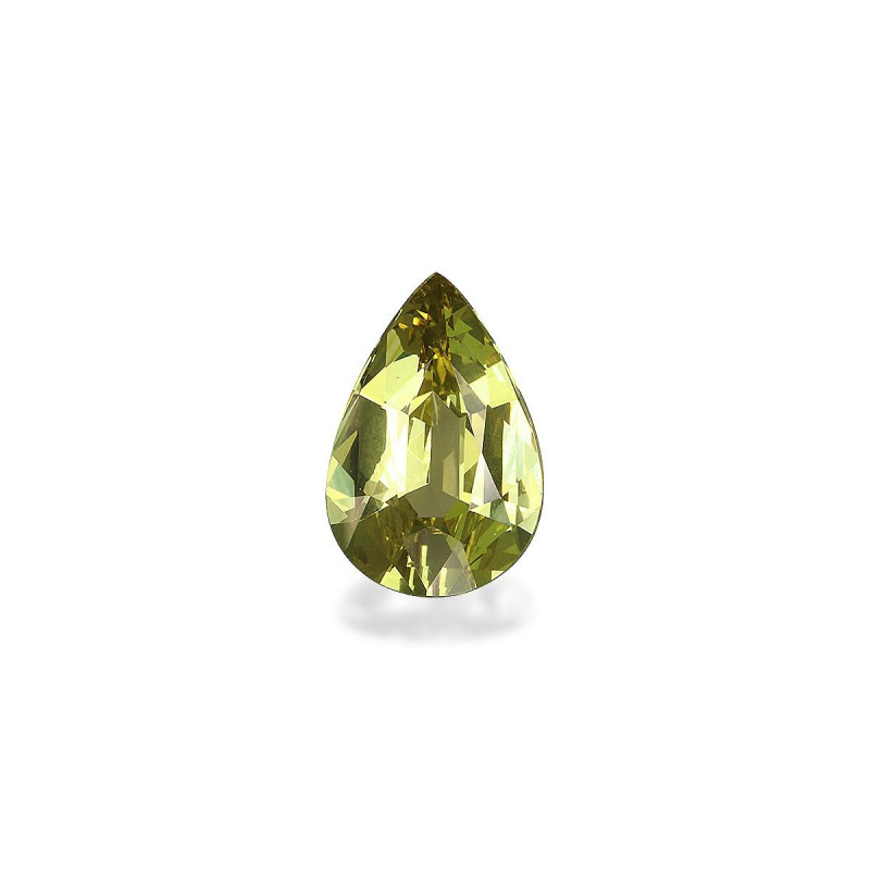 石榴石 taille 梨子 青柠绿 3.75 carats