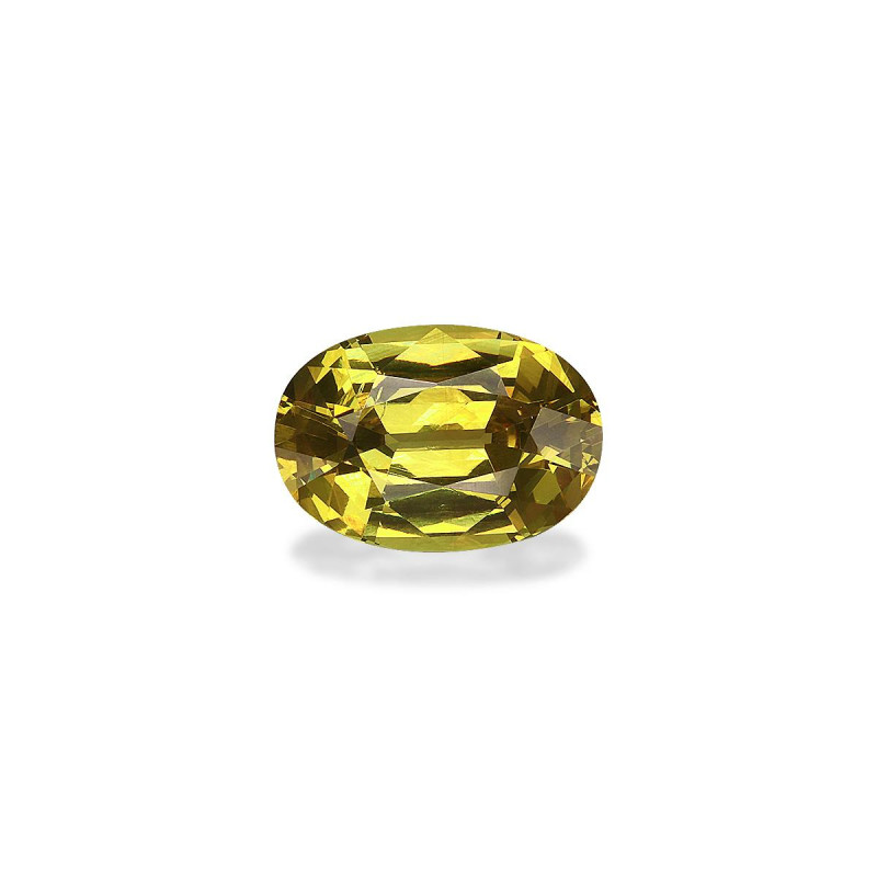 Grenat Grossulaire taille OVALE Lemon Yellow 4.42 carats