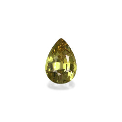 石榴石 taille 梨子 柠檬黄 3.26 carats