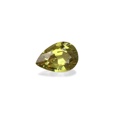石榴石 taille 梨子 柠檬黄 3.26 carats