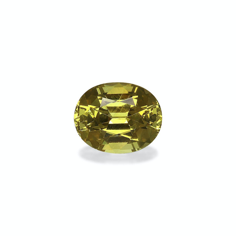 OVAL-cut Grossular Garnet Lime Green 3.13 carats