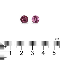 roze spinel ROND gesneden Roze 3.18 karaat
