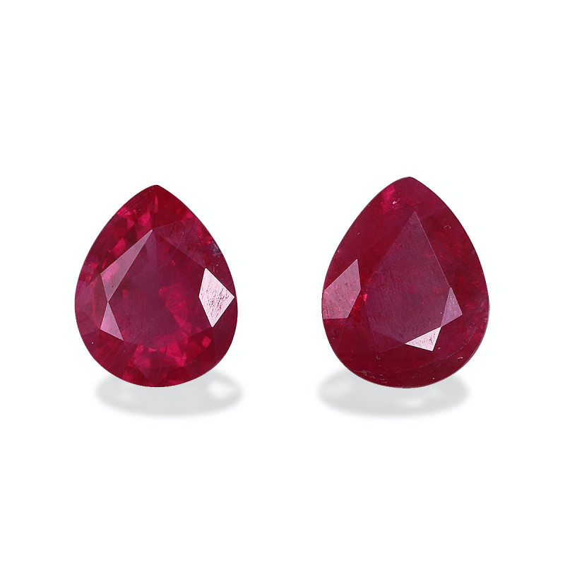 Rubis de Birmanie taille Poire Rouge 1.20 carats