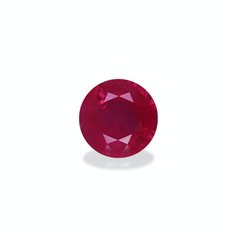 ROUND-cut Burma Ruby Red 1.28 carats