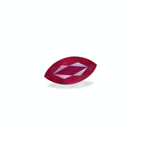 缅甸红宝石 taille 侯爵夫人 红色 1.38 carats