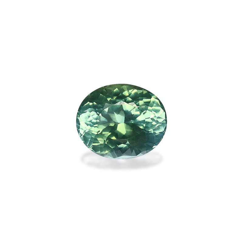 浅绿色椭圆形巴西碧玺1.22克拉