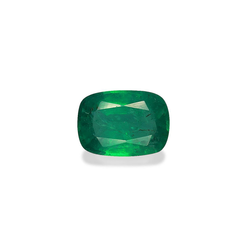 CUSHION-cut Zambian Emerald Green 3.56 carats