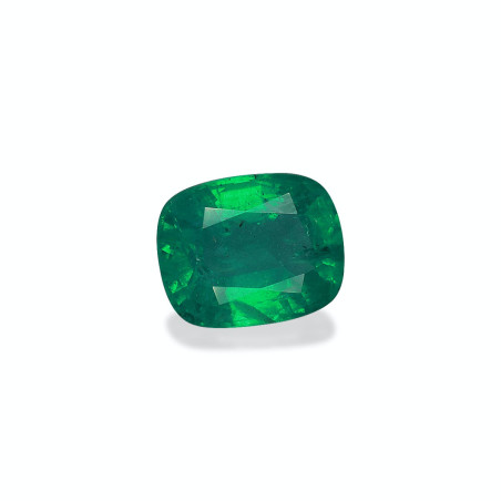 赞比亚祖母绿 taille 靠垫 绿色 3.97 carats