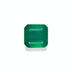 Emeraude de Zambie taille CARR&Eacute; Vert 10.70 carats