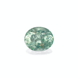 Ovale geslepen Paraiba-toermalijn Seafoam Groen 6.40 karaat