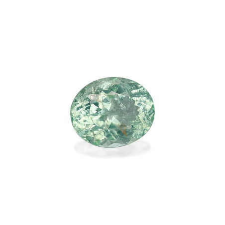 帕拉伊巴电气石 taille 椭圆形 海沫绿 6.40 carats