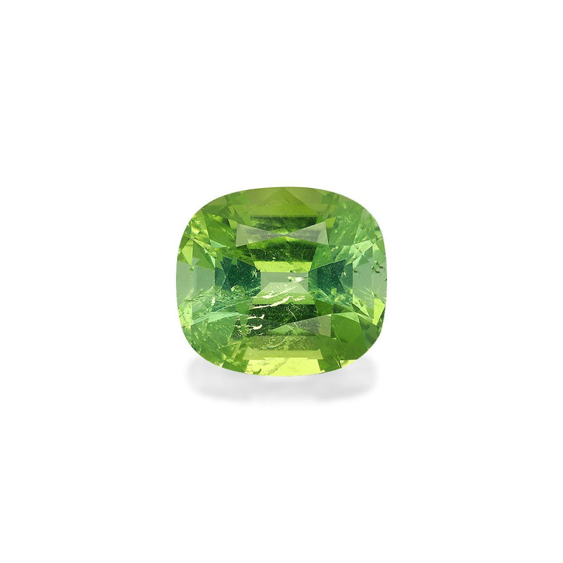 CUSHION-cut Green Tourmaline Lime Green 8.55 carats