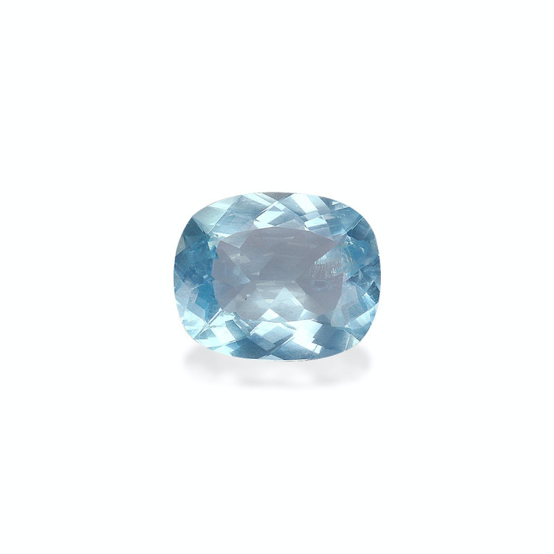 CUSHION-cut Aquamarine Baby Blue 3.07 carats