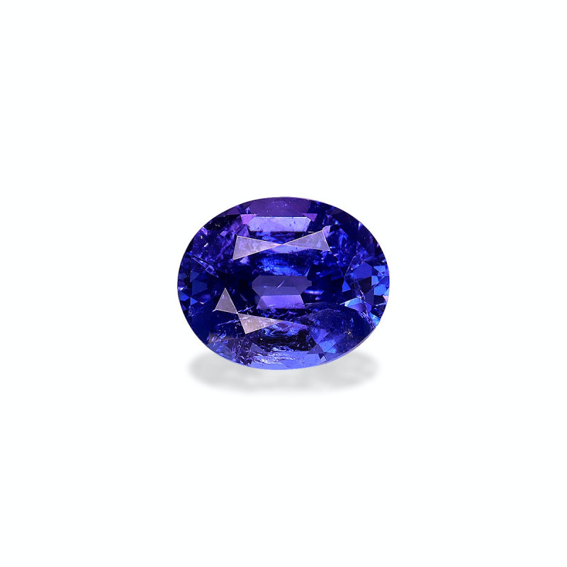 OVAL-cut Tanzanite Violet Blue 3.92 carats
