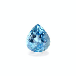 Pear-cut Aquamarine Blue...