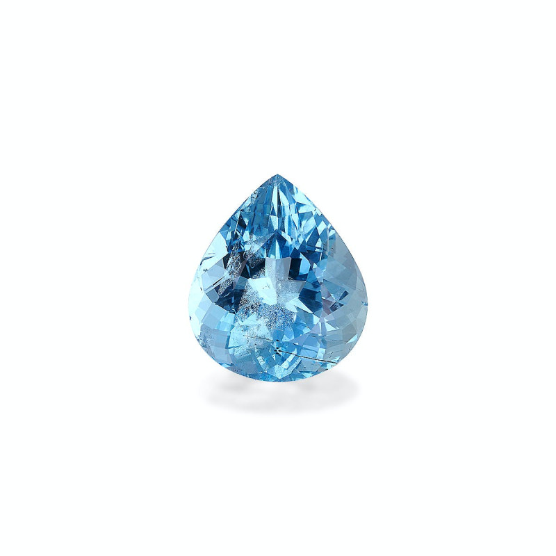 海蓝宝 taille 梨子 蓝色 24.06 carats