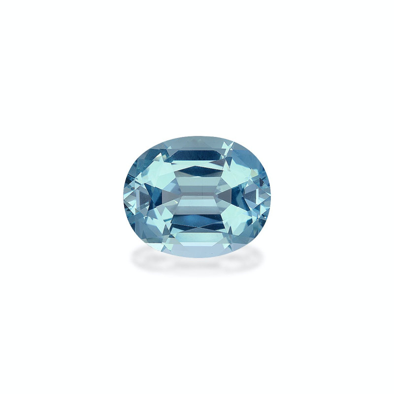 OVAL-cut Aquamarine Baby Blue 91.81 carats