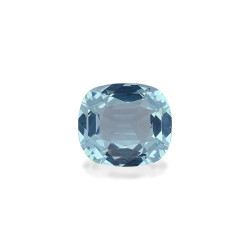 CUSHION-cut Aquamarine Sky...