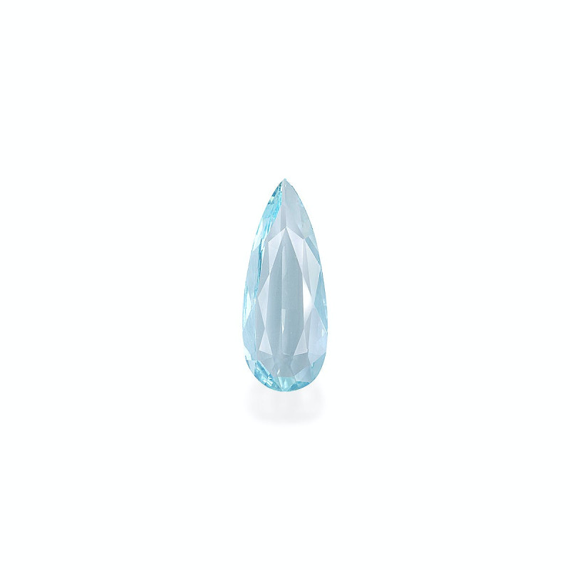 Aquamarin lengte Birne Himmelblau 11.24 karaten
