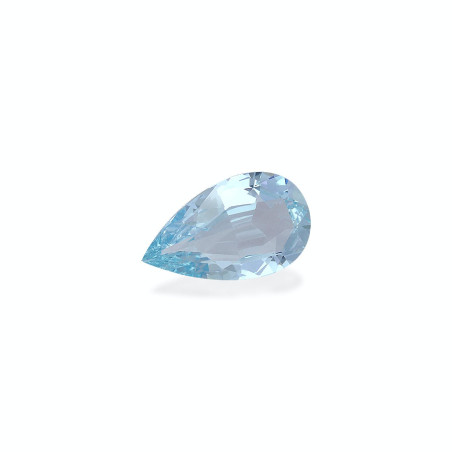 海蓝宝 taille 梨子 蔚蓝色的婴儿 4.07 carats