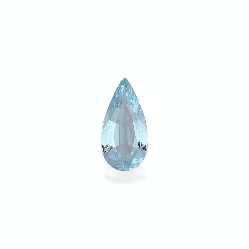 Pear-cut Aquamarine Baby Blue 3.51 carats