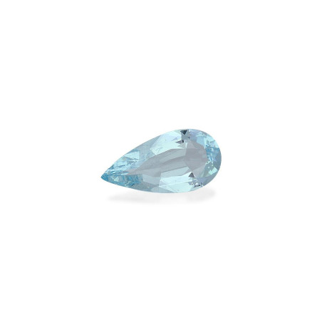 海蓝宝 taille 梨子 蔚蓝色的婴儿 3.51 carats