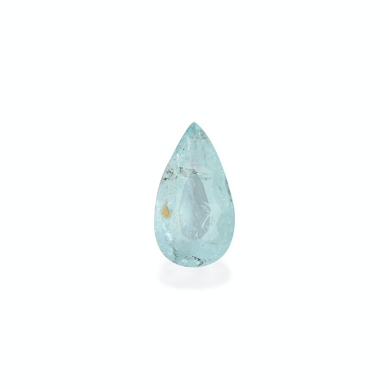 Tourmaline Paraiba taille Poire Bleu Ciel 1.21 carats