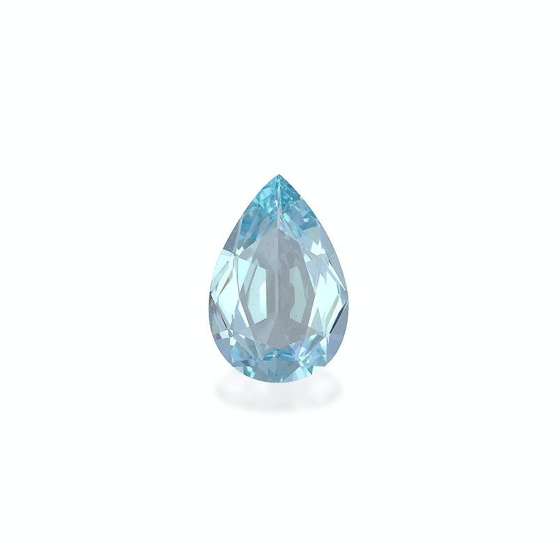Pear-cut Aquamarine Baby Blue 3.90 carats
