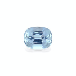 CUSHION-cut Aquamarine Sky...