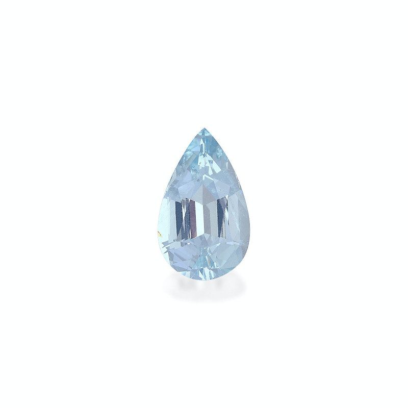 Pear-cut Aquamarine Sky Blue 7.48 carats