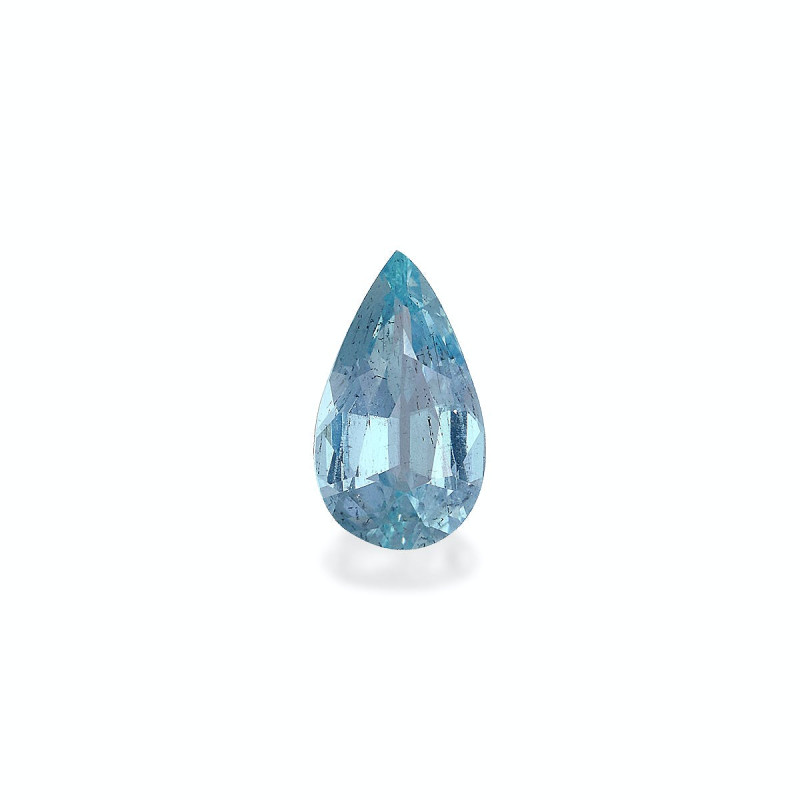Pear-cut Aquamarine Baby Blue 2.30 carats